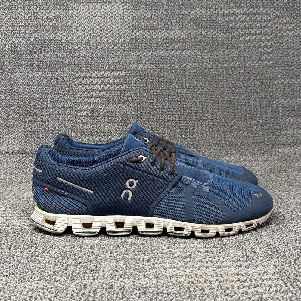 On Cloud 19-4010 Men's Size 13 Navy Blue Athletic Running Sneakers Worn